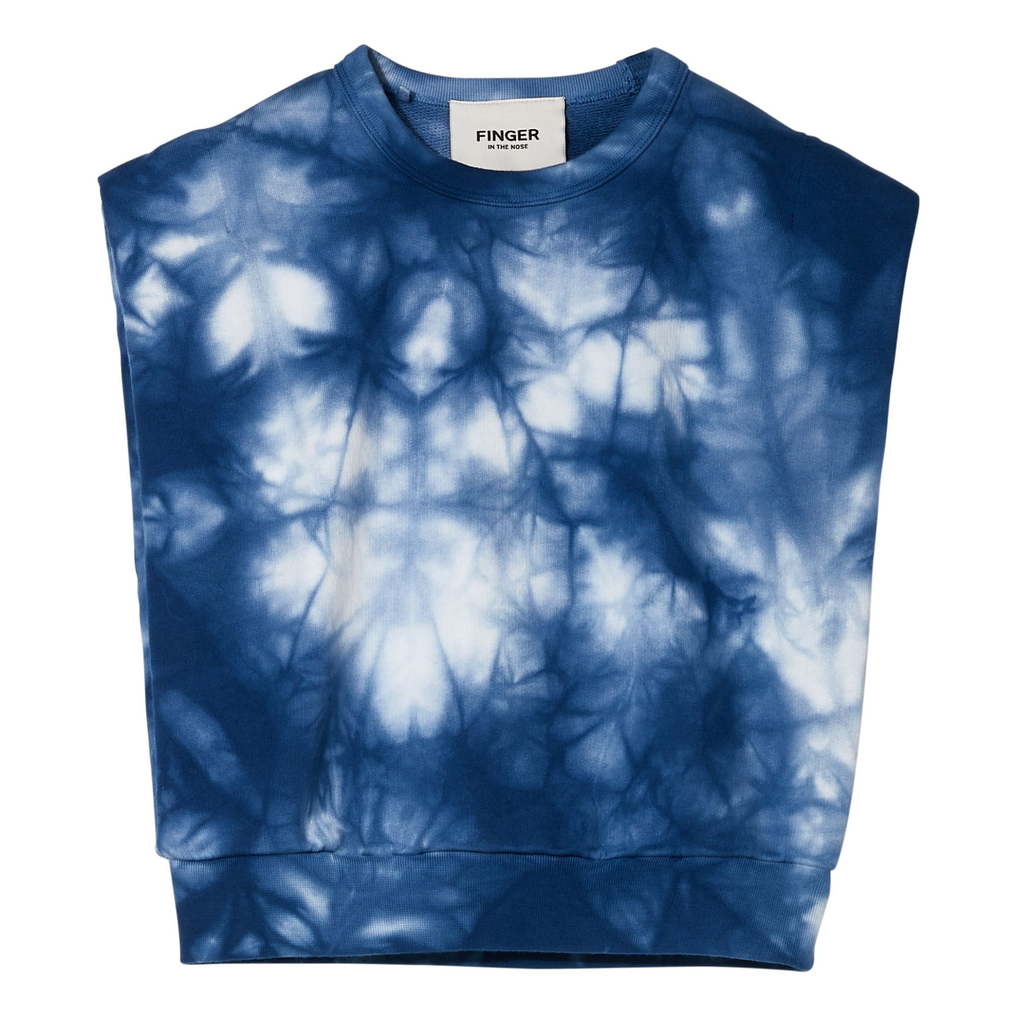 Finger in the nose - Sweat Sans Manches Carol Tie and Dye - Fille - Bleu