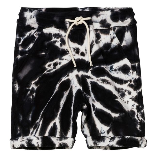 New Grounded Tie-dye Shorts  | Black
