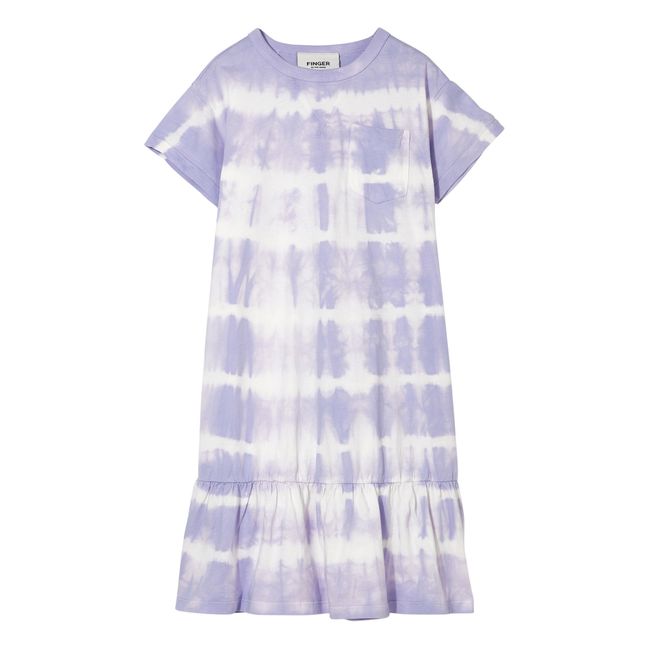 Oversized Patti Tie-dye Dress  | Lilac