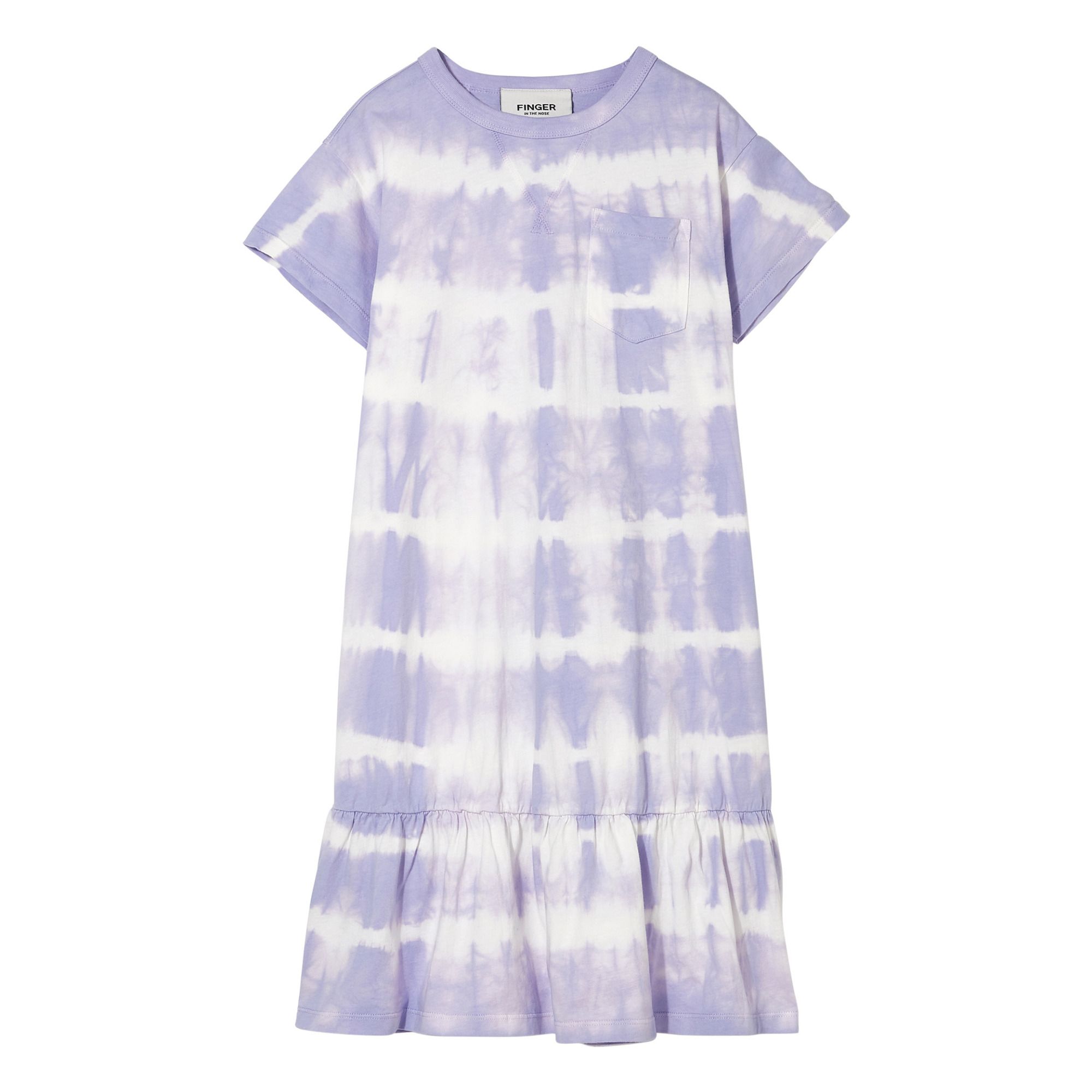 Finger in the nose - Robe Oversized Patti Tie and Dye - Fille - Lilas