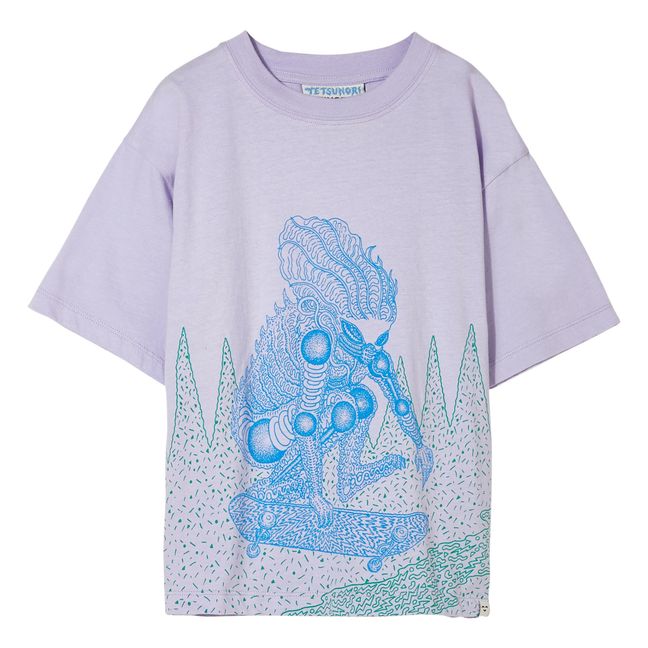 Collaboration Finger In The Nose x Tetsunori Tawaraya - King T-shirt  Lilac