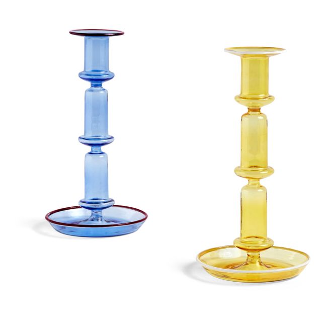 Flare Tall Candle Holder | Pale blue