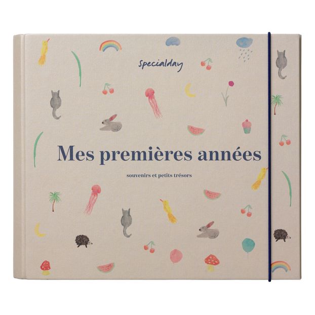 Album De Naissance Mes Premieres Annees Beige Specialday Design