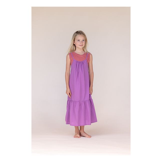 Kleid Bio-Baumwolle | Violett