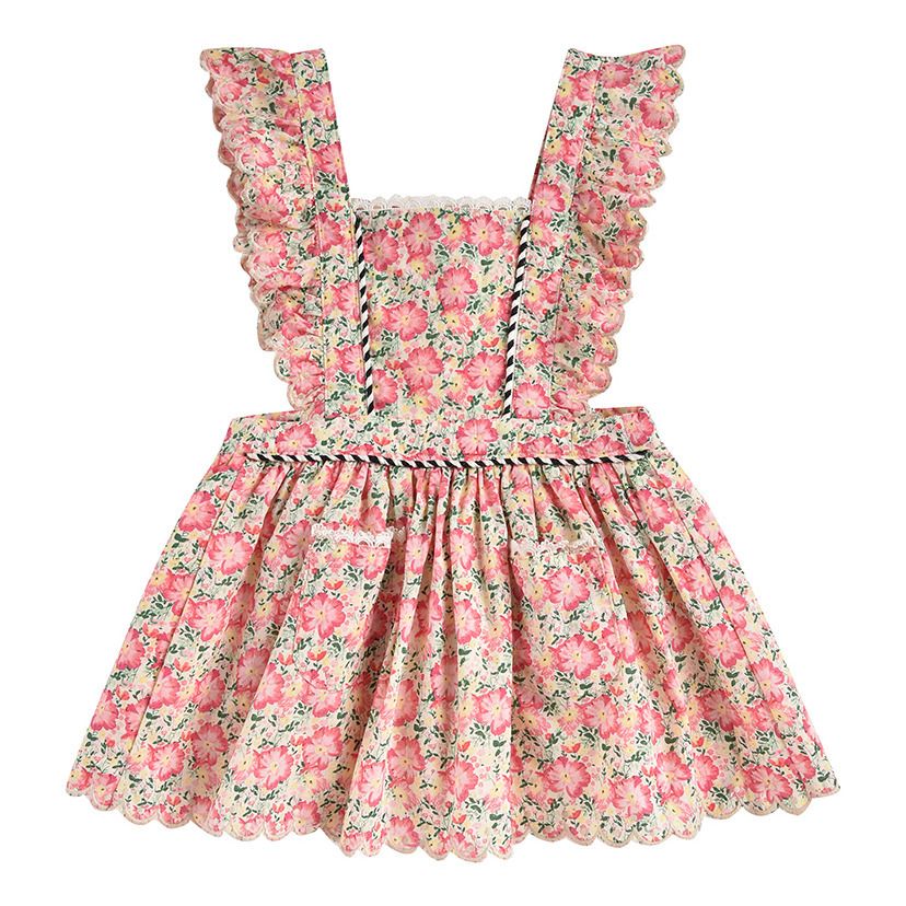 Louise Misha - Robe Coton Bio Mistinguette - Fille - Rose