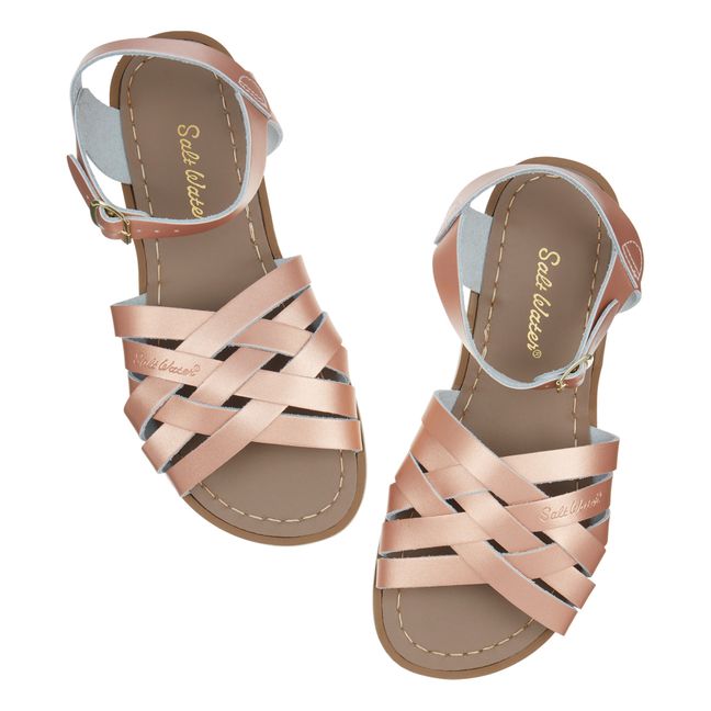 Sandales Retro - Collection Femme - Or rose
