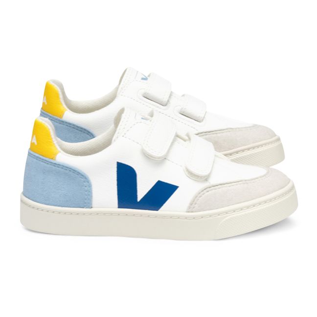 Velcro V-12 Leather Sneakers | Blue