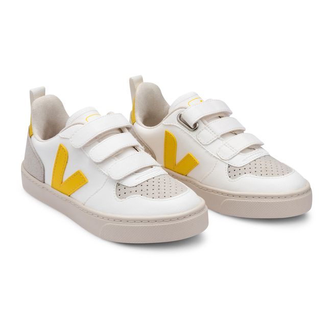 V-10 Vegan Leather Sneakers Yellow