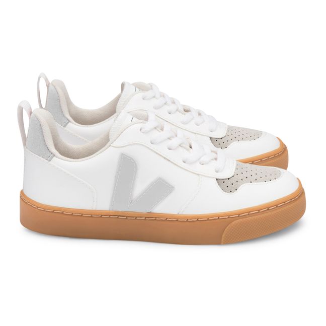 Sneakers V-10 con lacci Bianco
