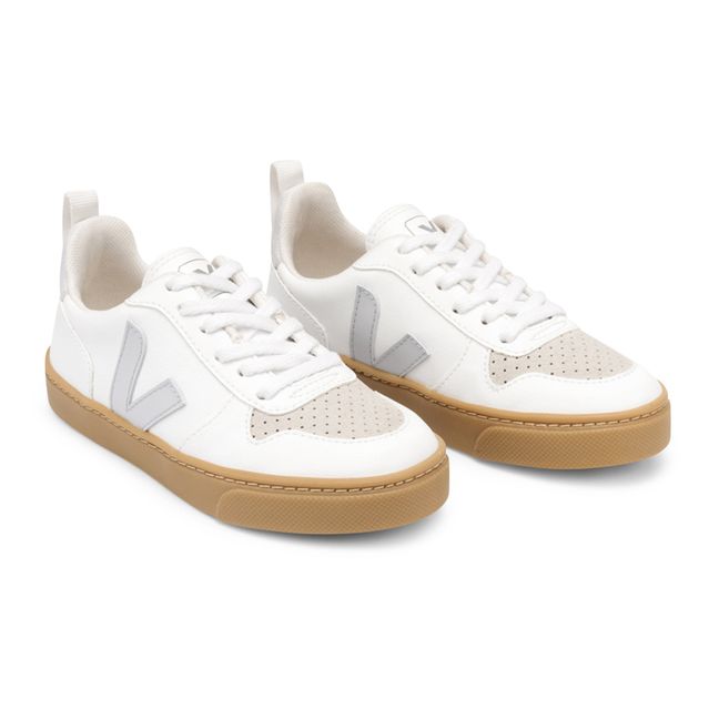 Sneakers V-10 con lacci Bianco