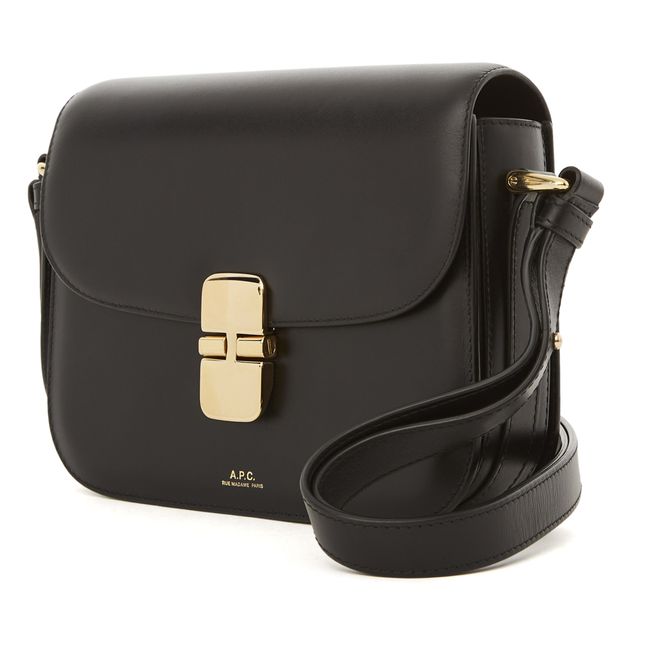 Sac Grace Small Cuir Lisse | Noir