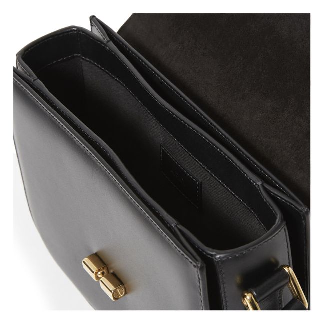 Borsa Grace Small pelle liscia | Nero