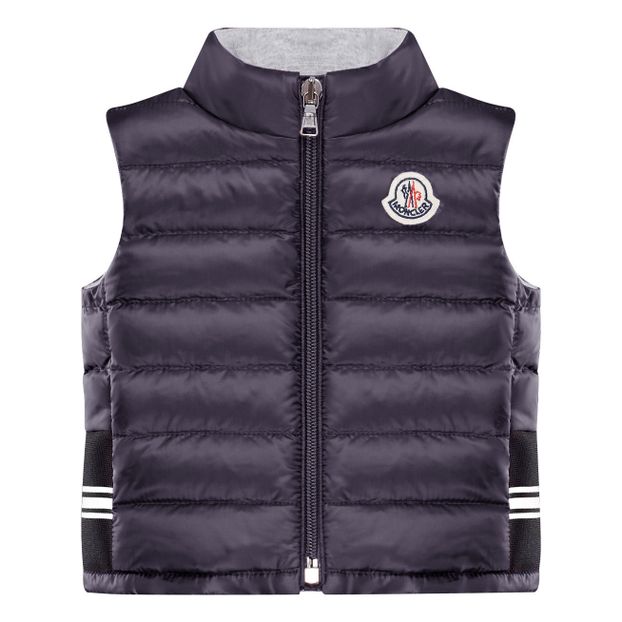 Doudoune Sans Manche Basileus Noir Moncler Mode Bebe Enfant