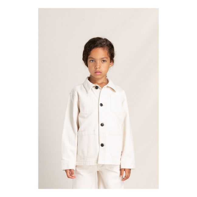 Warren Denim Jacket  | Ecru