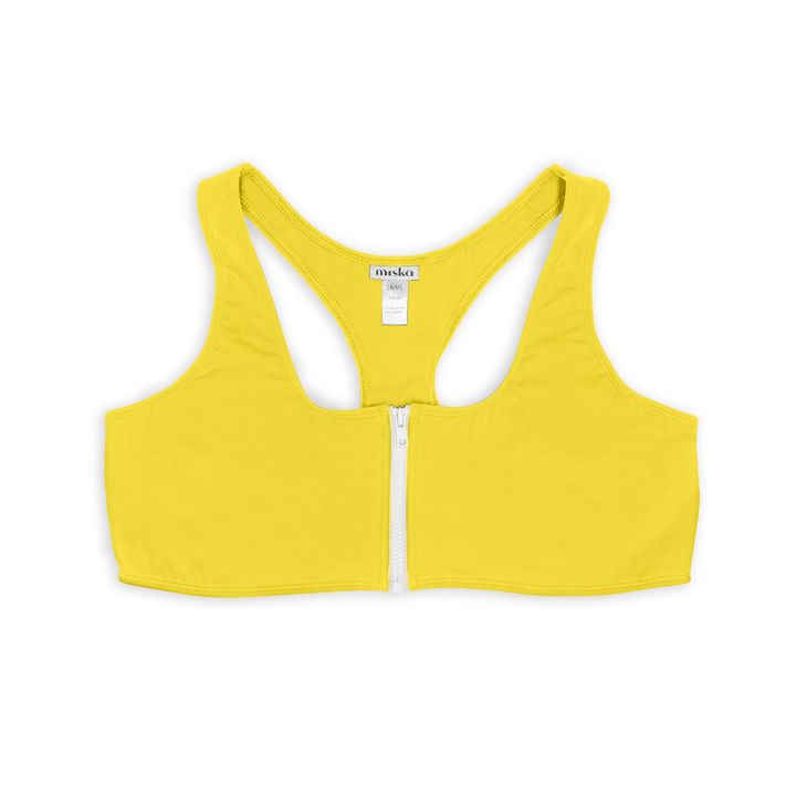 Swimsuit Top Racerback | Yellow- Product image n°0
