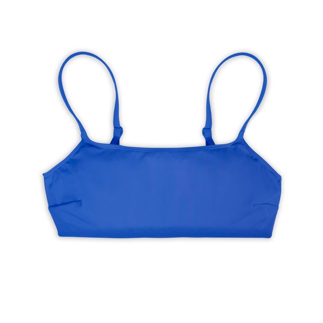 Bikini-Oberteil Bralette Blau