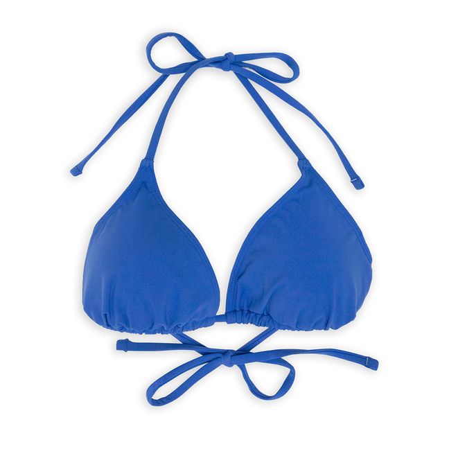 Parte de arriba de bikini Mini Triángulo | Azul