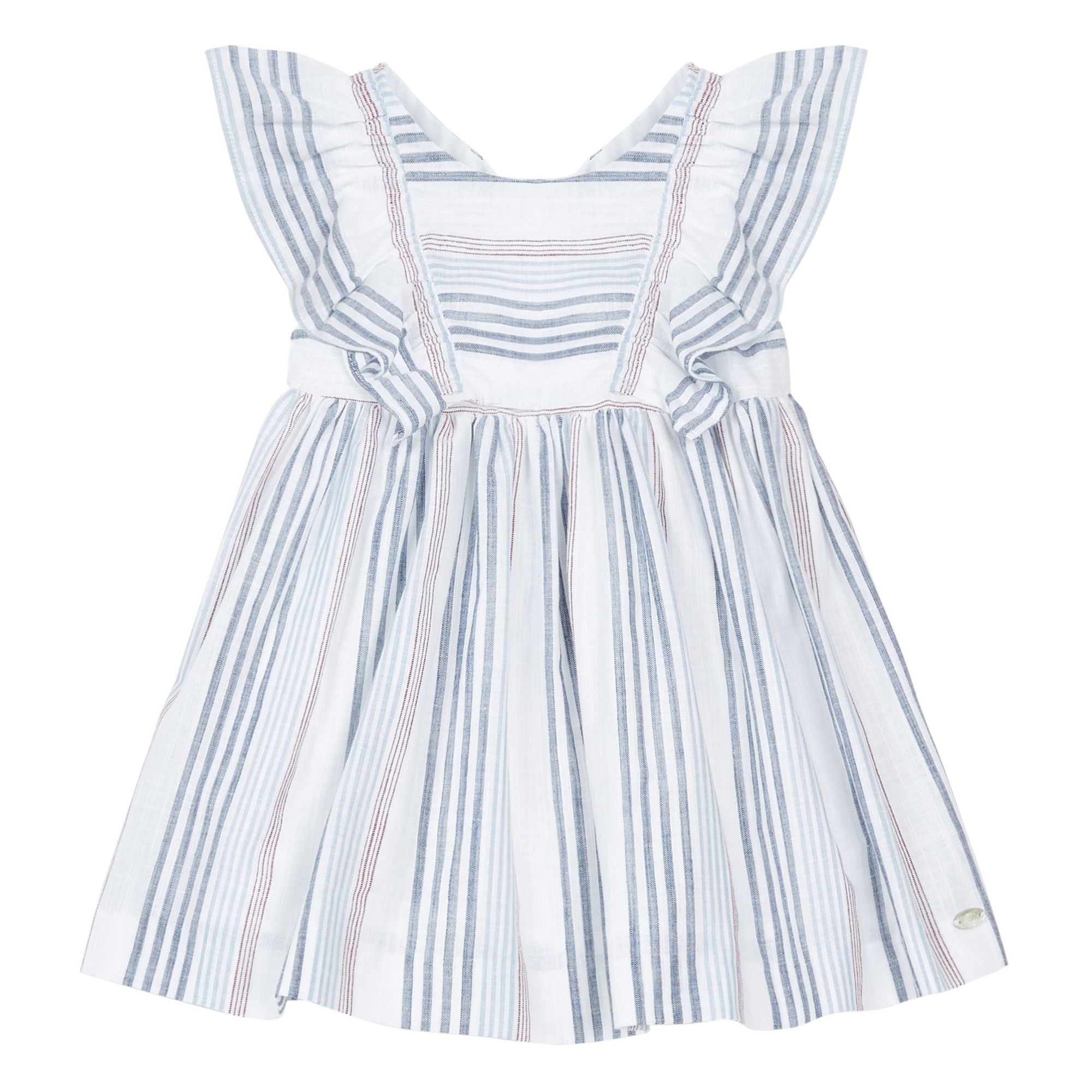 Tartine et Chocolat - Robe Rayée - Fille - Bleu