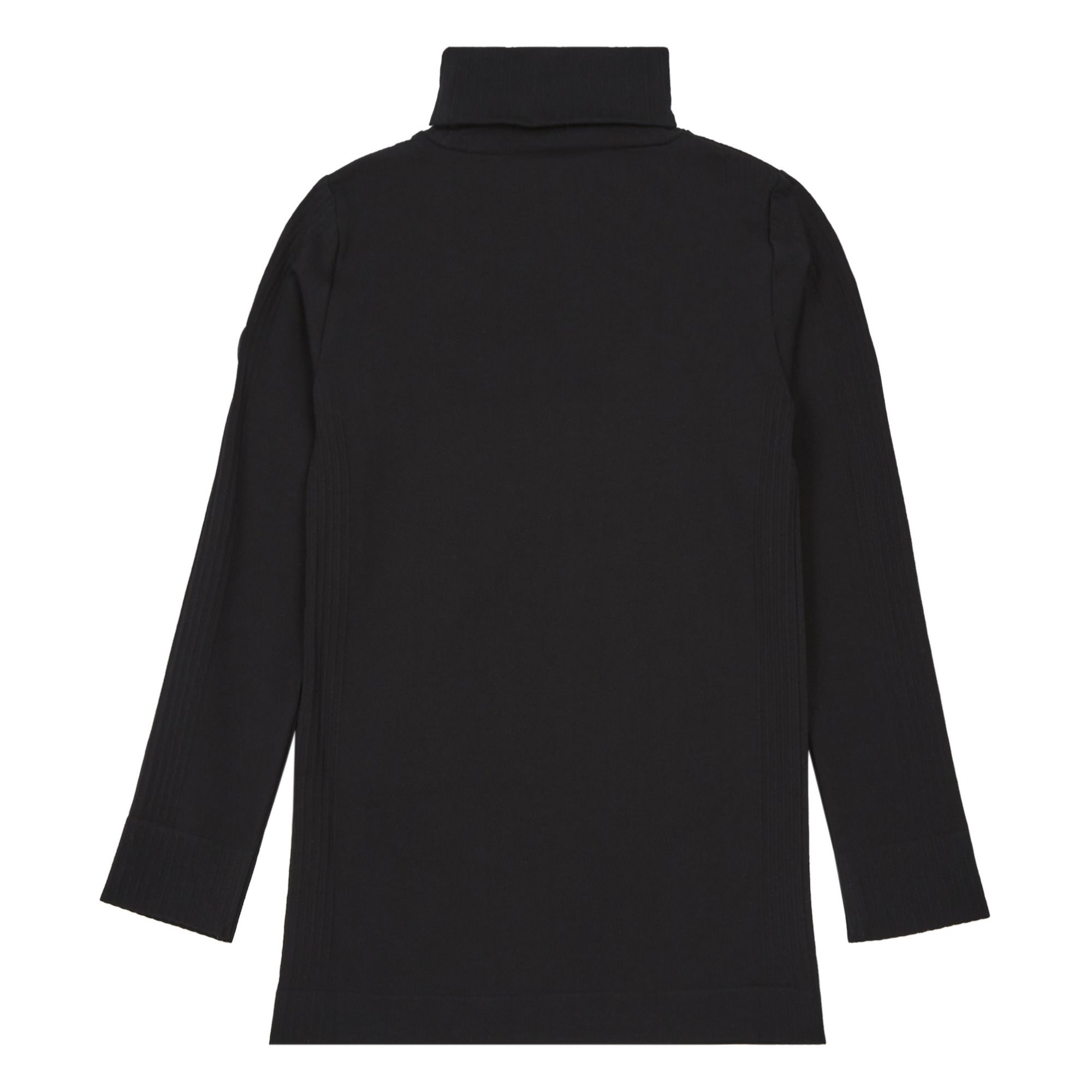 Camiseta de cuello alto de cachemir Alisier Negro- Imagen del producto n°1