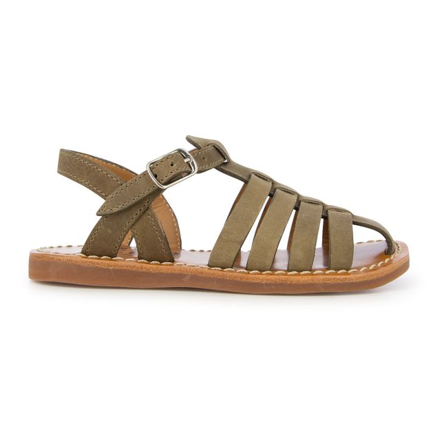Sandales Plage Stitch Papy Taupe
