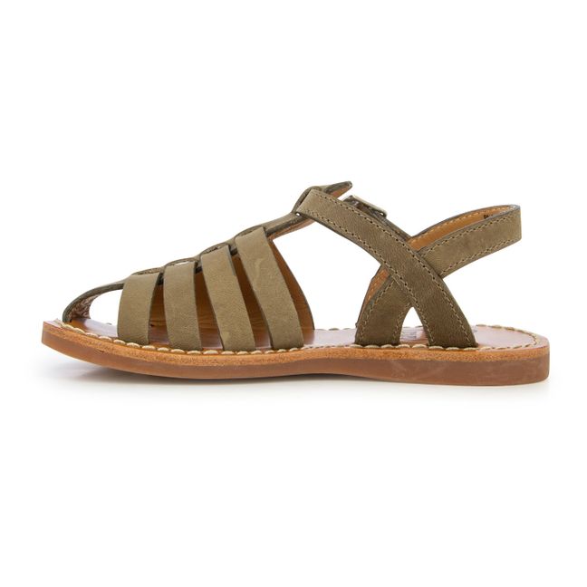 Sandales Plage Stitch Papy Taupe