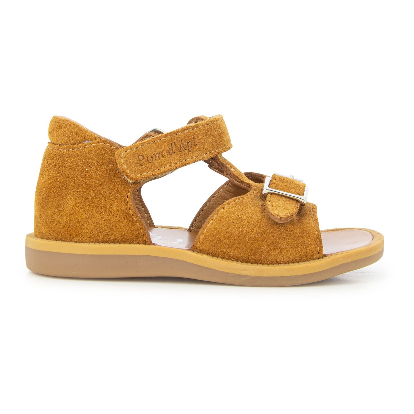 Pom d'Api - Sandales Poppy Easy - Fille - Caramel