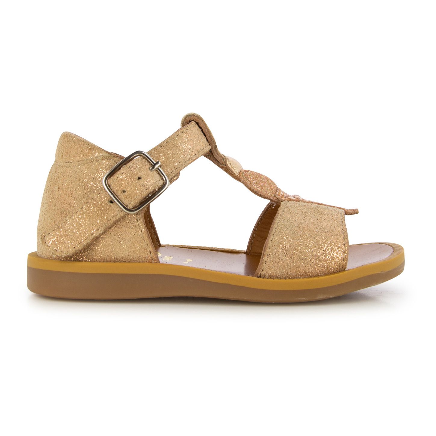 Pom d'Api - Sandales Poppy Ice Cream - Fille - Or rose