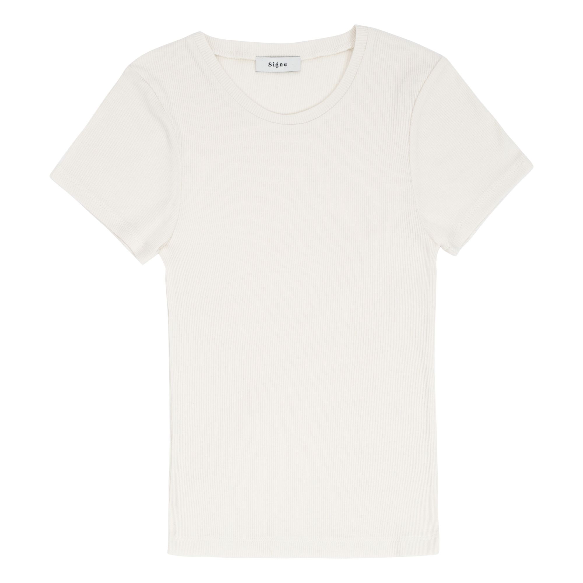 Signe - T-Shirt Lila Coton Bio - Femme - Lait