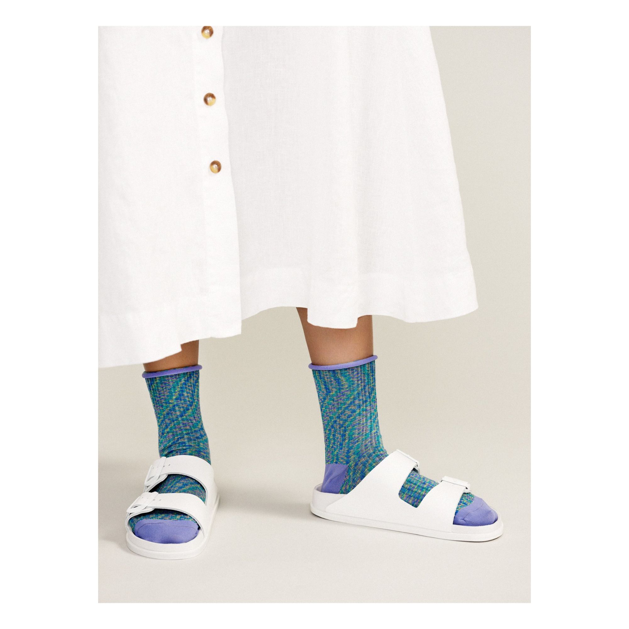 Hansel from Basel - Chaussettes Courtes Mood - Femme - Bleu