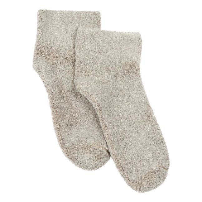 Chaussettes Jersey Coton | Beige Nude