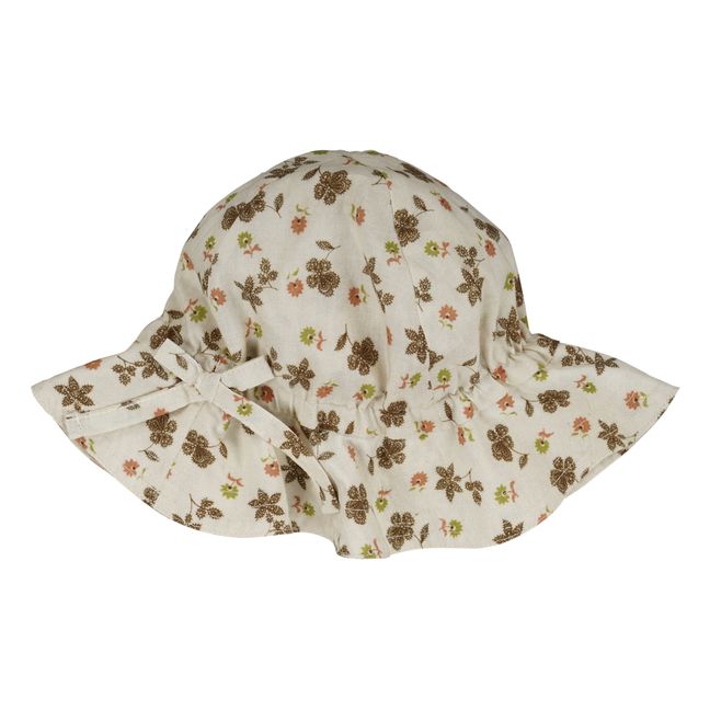 Mauriel Organic Cotton Hat  Ecru