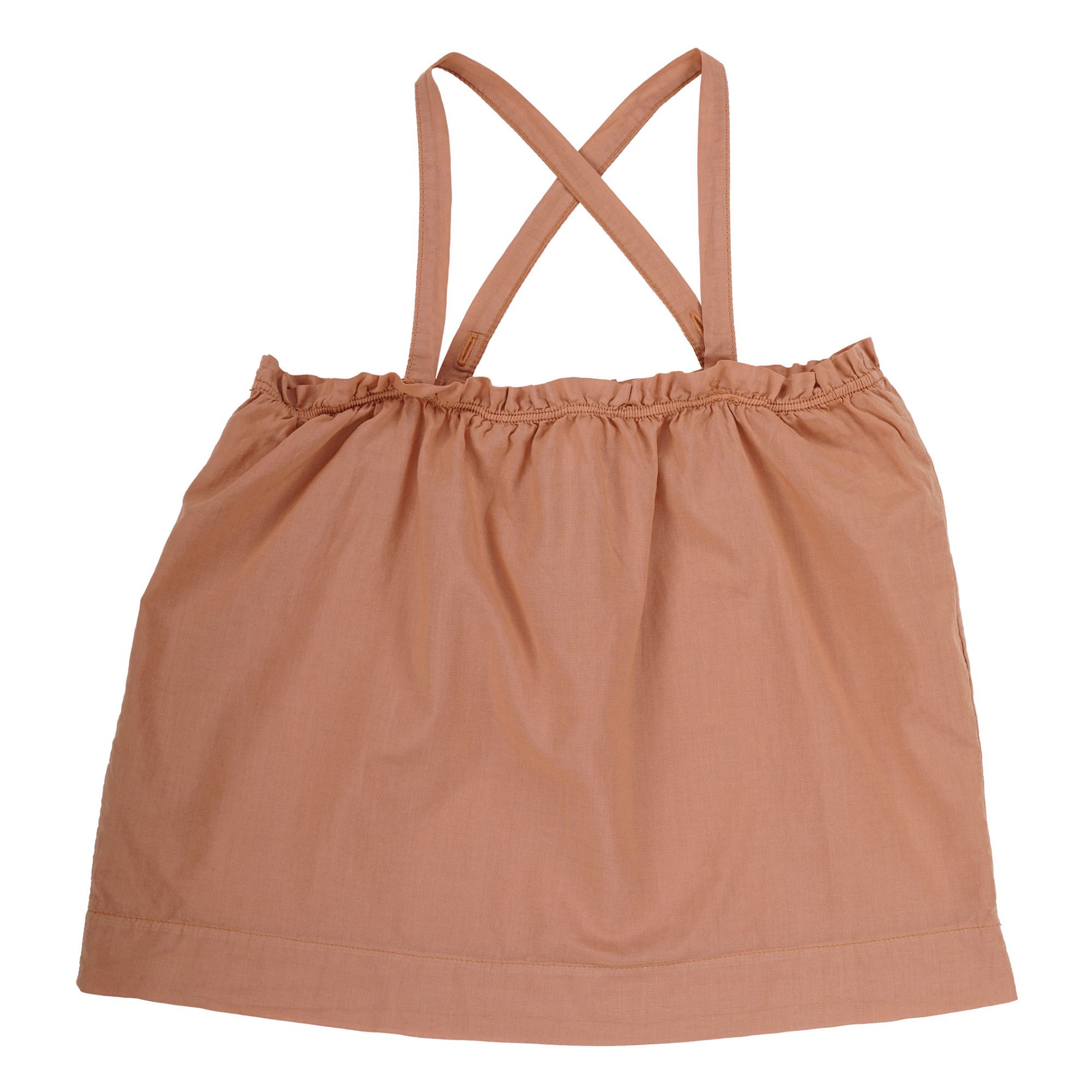 Omibia - Top Coton Bio Ola - Fille - Rouille