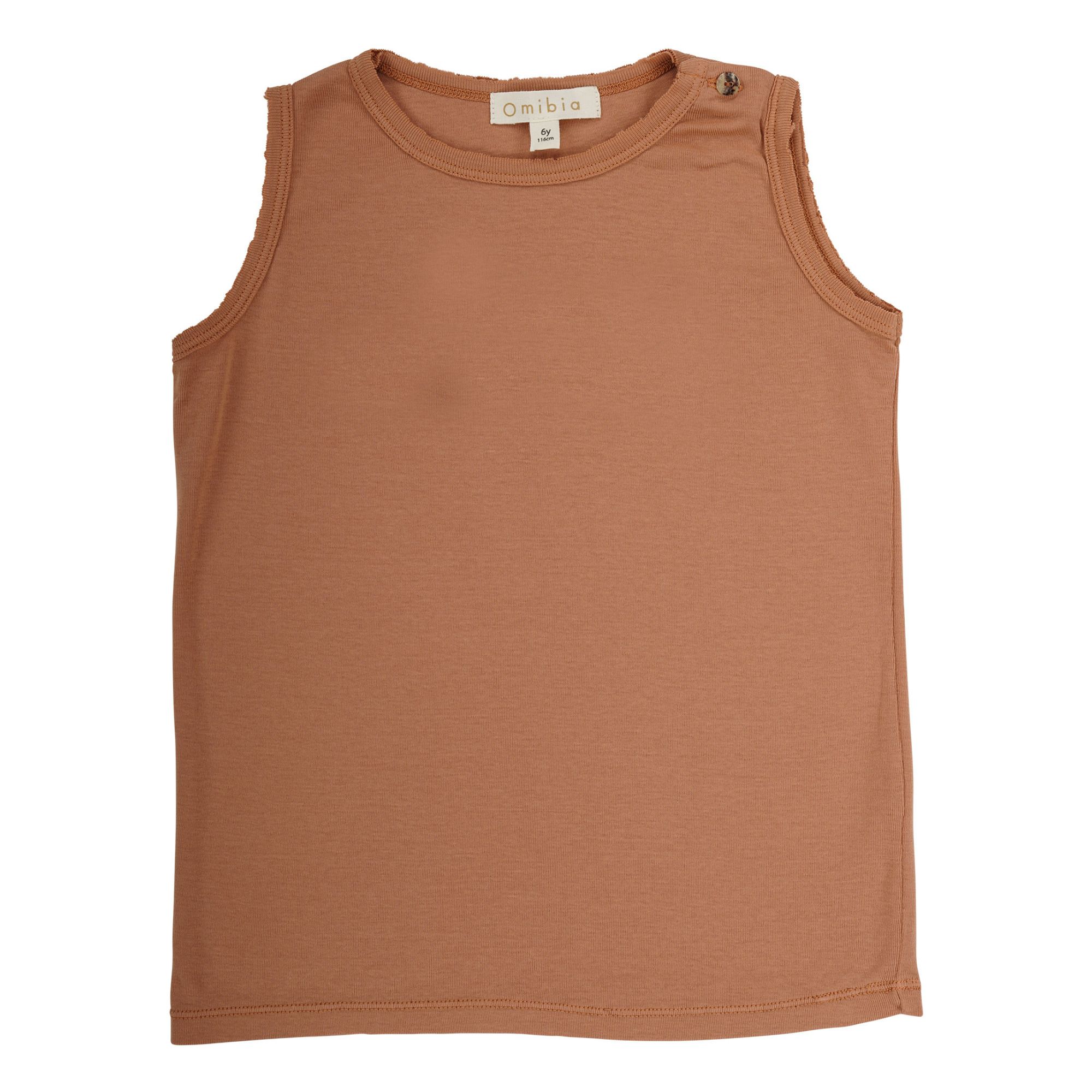 Omibia - Débardeur Coton Bio Sky - Garçon - Rouille