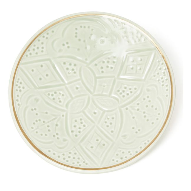 Imprint Plate | Almond green