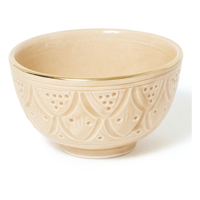 Schale Empreinte | Sandfarben