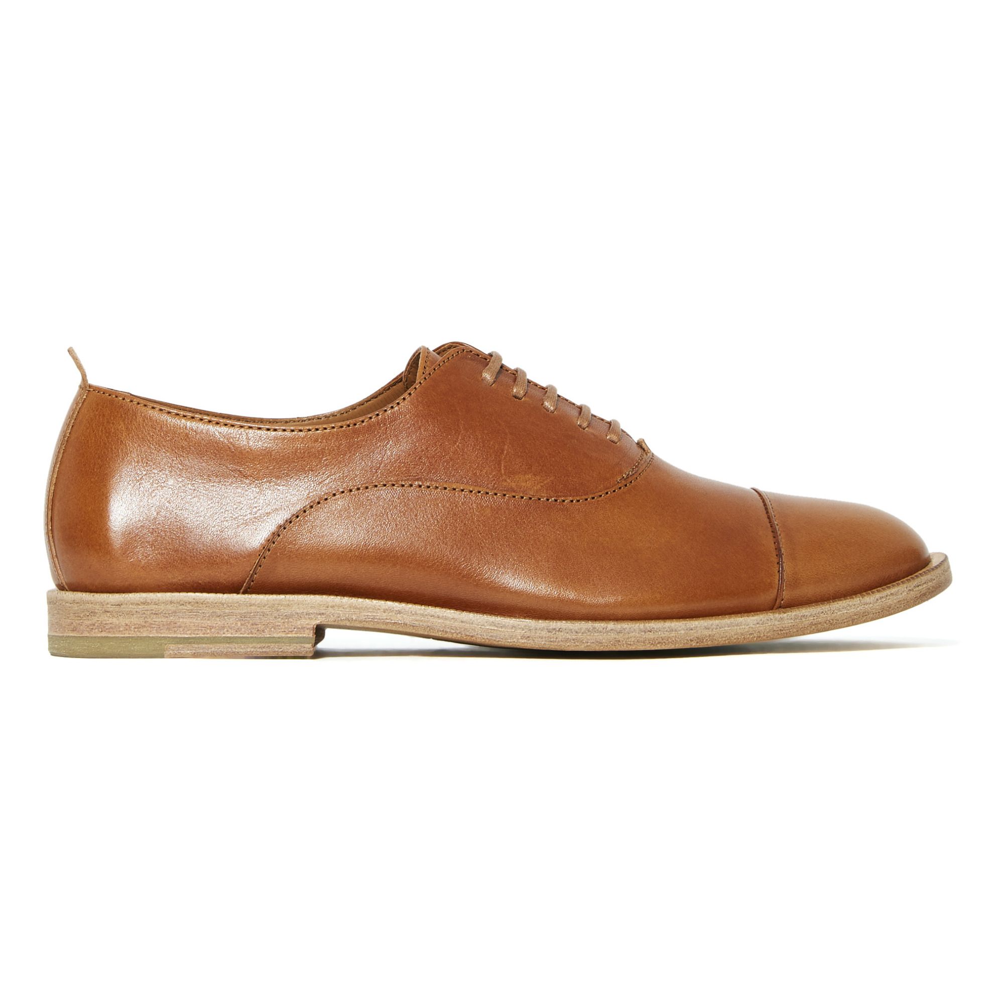 Perry Leather Derby Shoes Camel Anthology Paris Shoes Adult Smallable