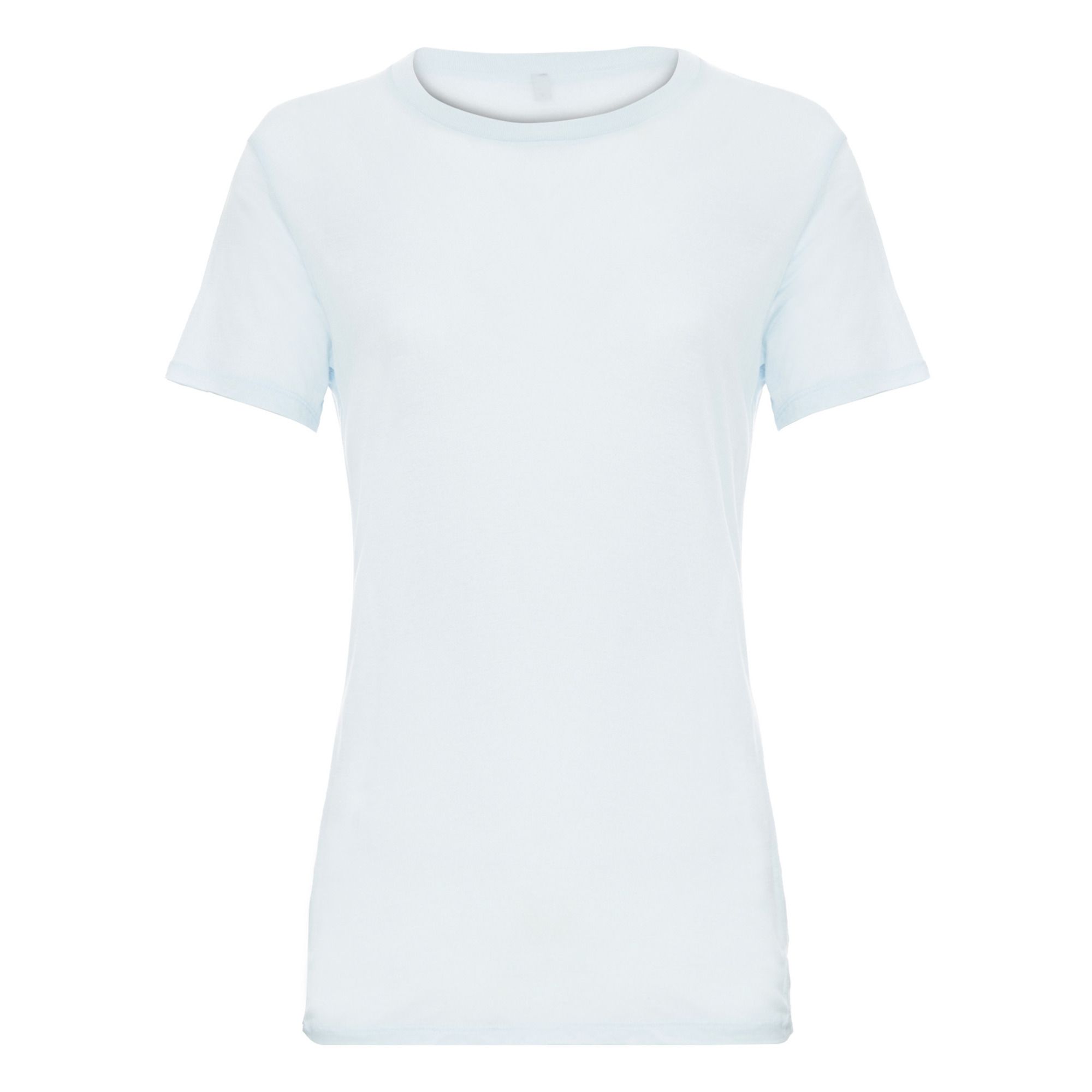 Baserange - T-Shirt Jersey Bamboo - Femme - Bleu Glacier
