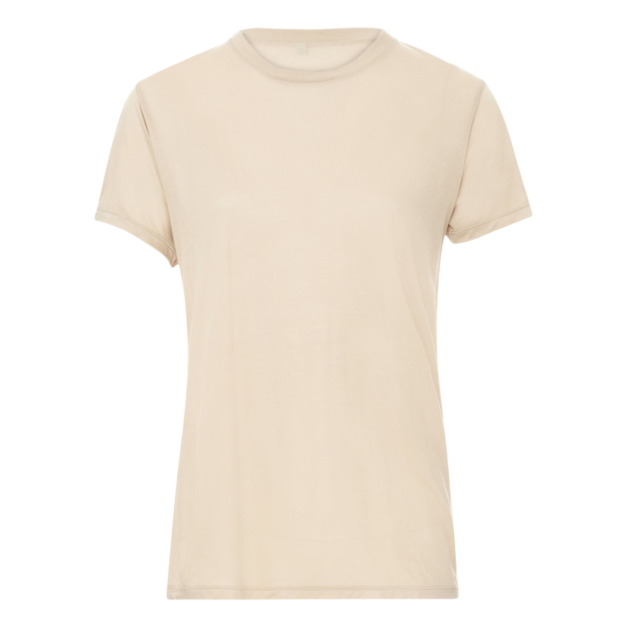 Baserange - T-Shirt Jersey Bamboo - Femme - Beige Nude