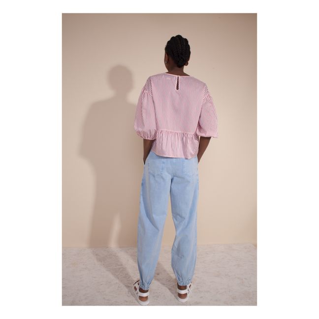 Jean Paperbag Colin | Bleu Clair
