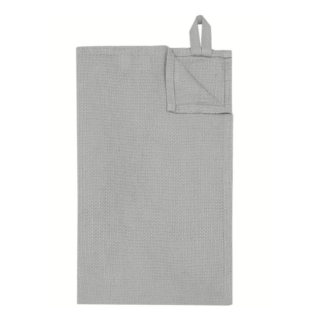 Waffled Guest Bath Towel 30x50cm Gris graphite