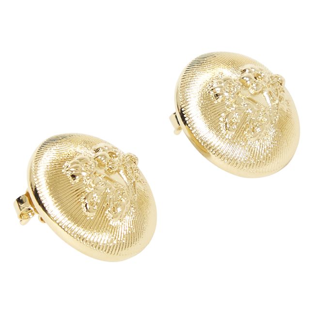 Denise Stud Earrings | Gold
