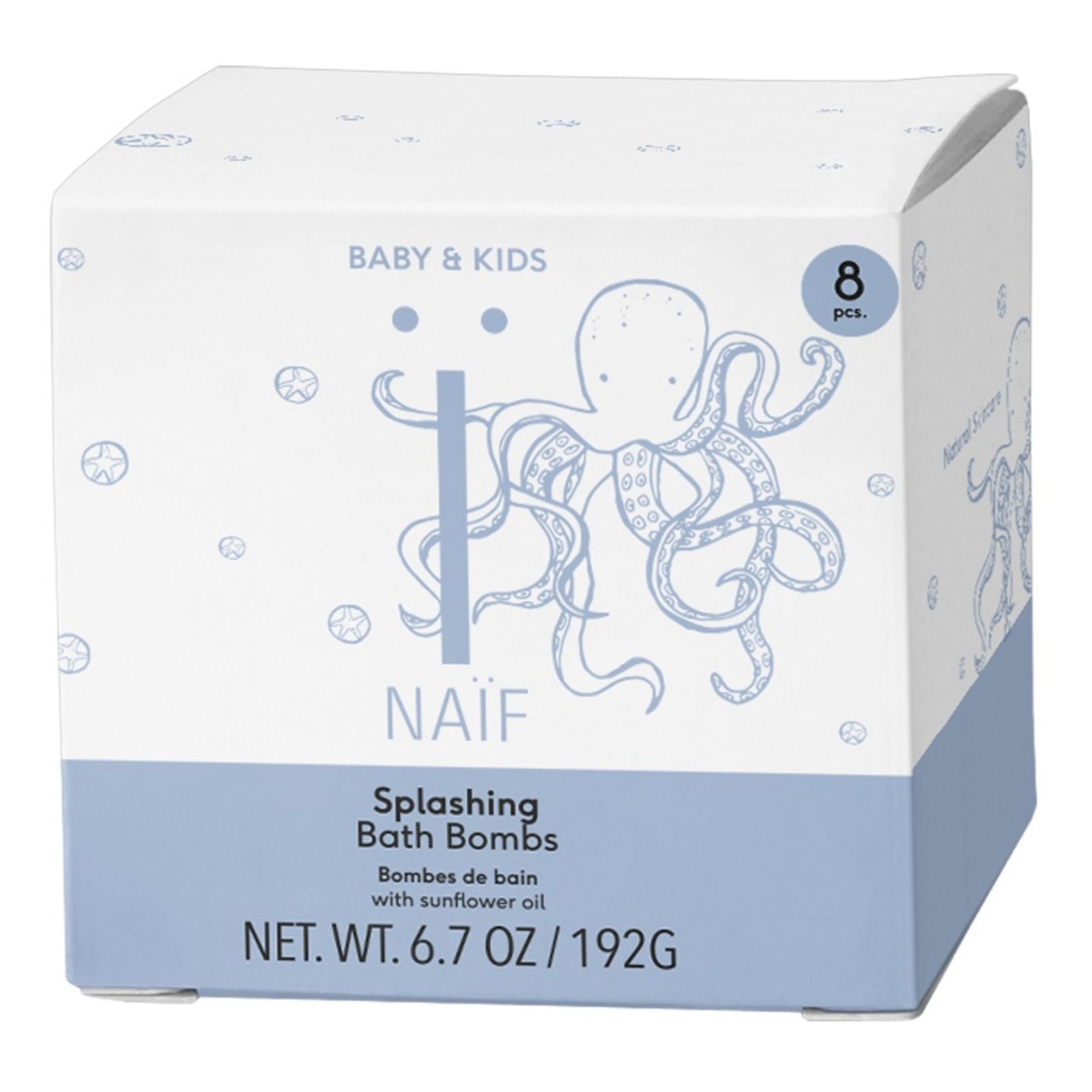 Naïf Natural Skincare - Bath Bombs - Set of 8 | Smallable