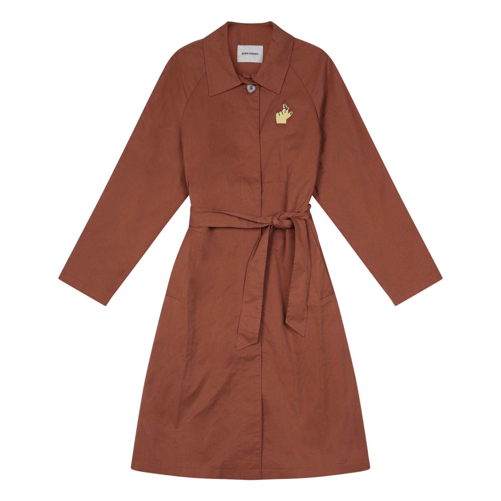 Bobo Choses - Trench Brodé B.C. - Collection Femme - - Caramel