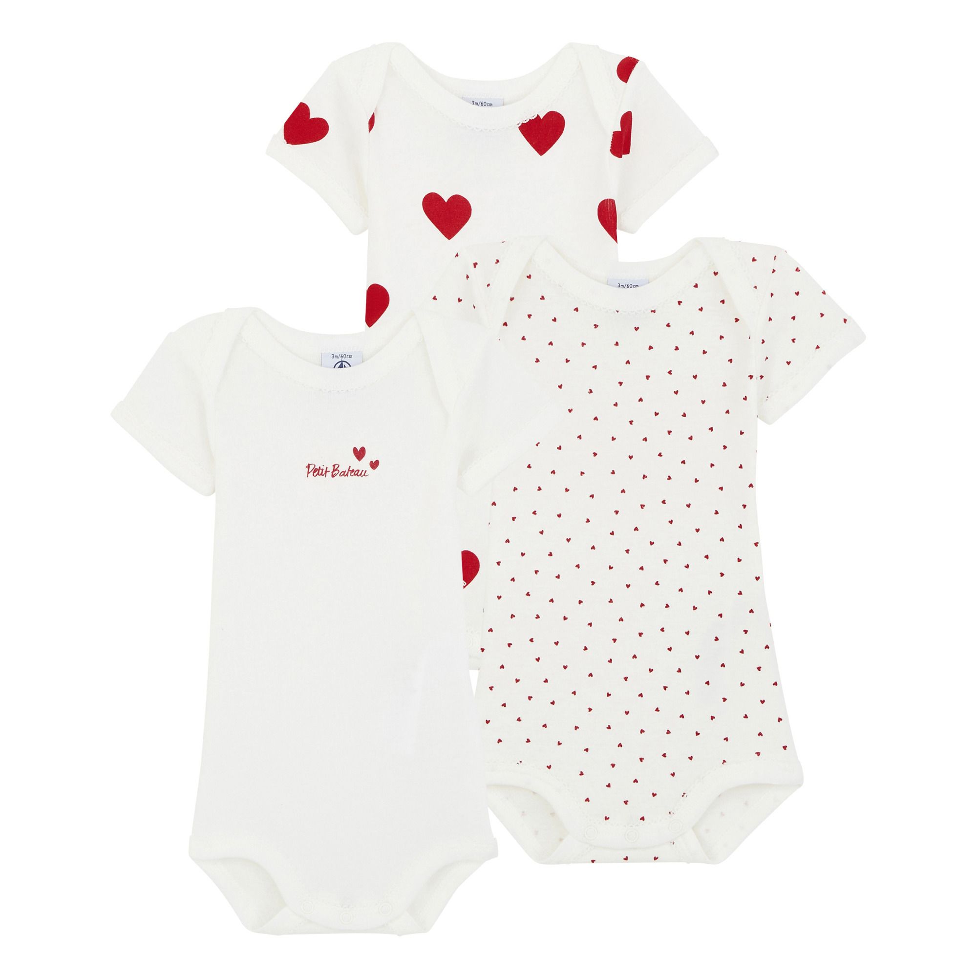 Body bébé garçon marine/rouge coton Bio 24 mois PETIT BATEAU : le