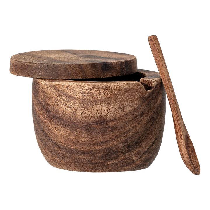 Pot Eliva en bois d'acacia- Image produit n°1