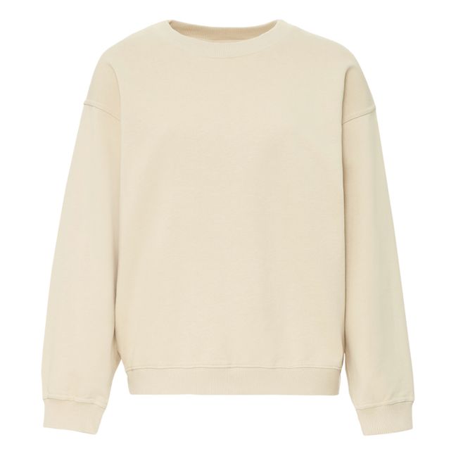 Suéter Holzer algodón orgánico | Beige rosado