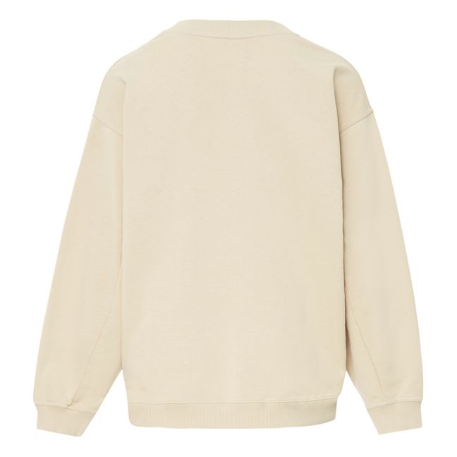 Suéter Holzer algodón orgánico | Beige rosado