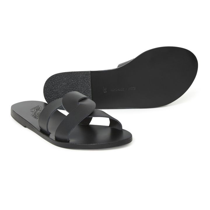 Desmos Sandals - Women's Collection - Black Ancient Greek Sandals Shoes ...