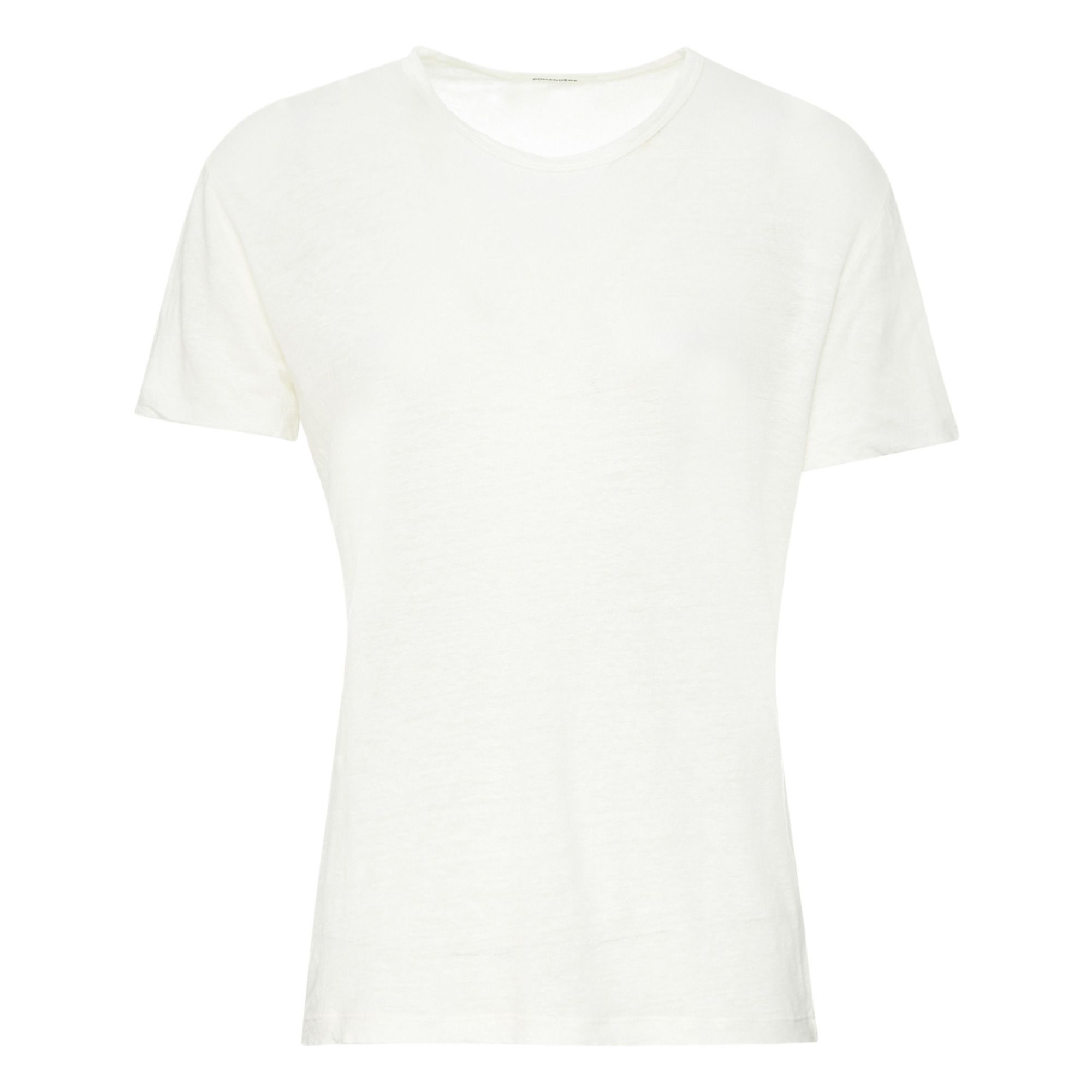 Pomandère - T-shirt Lin - Femme - Blanc