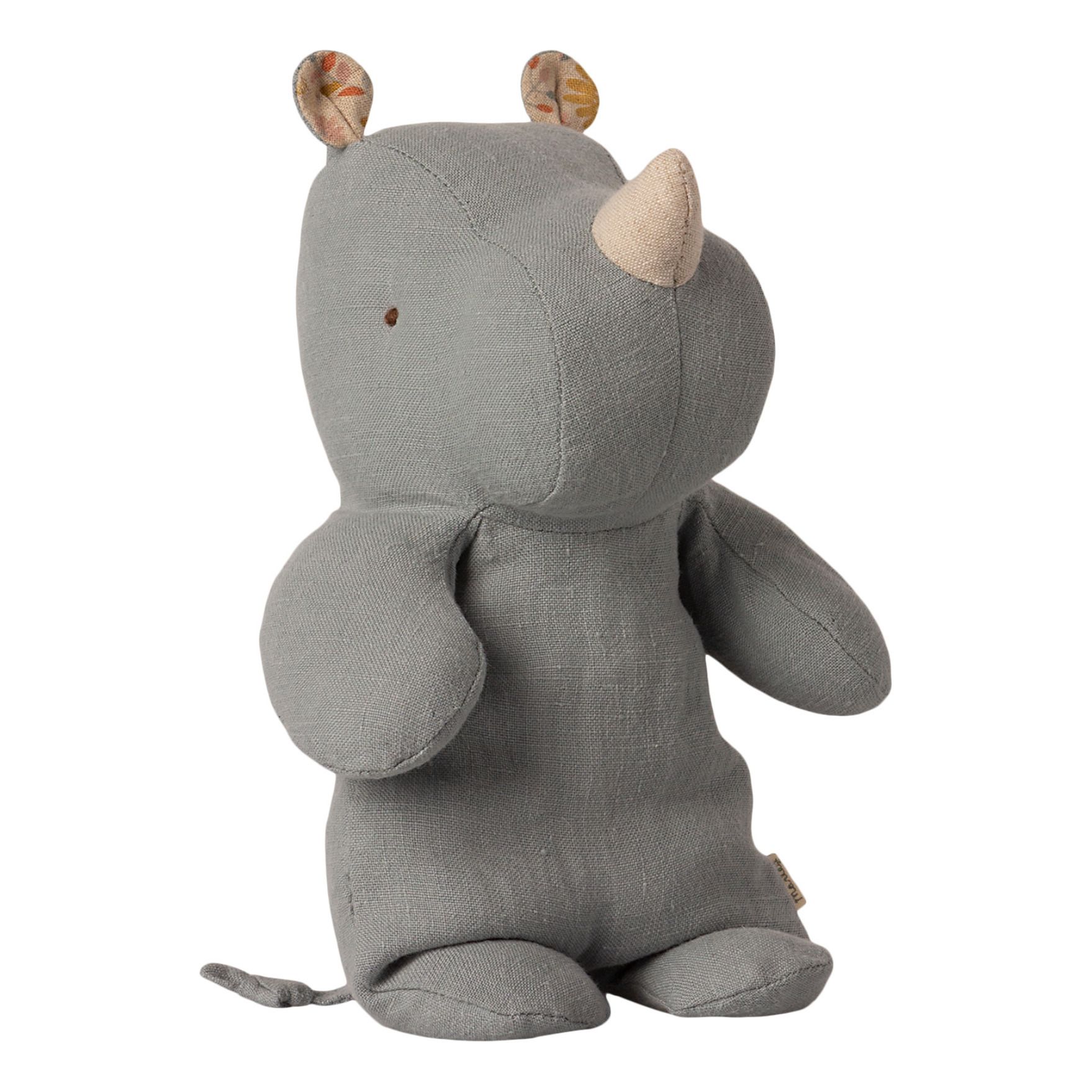 Maileg - Safari Friends Rhino Soft Toy - Grey blue | Smallable